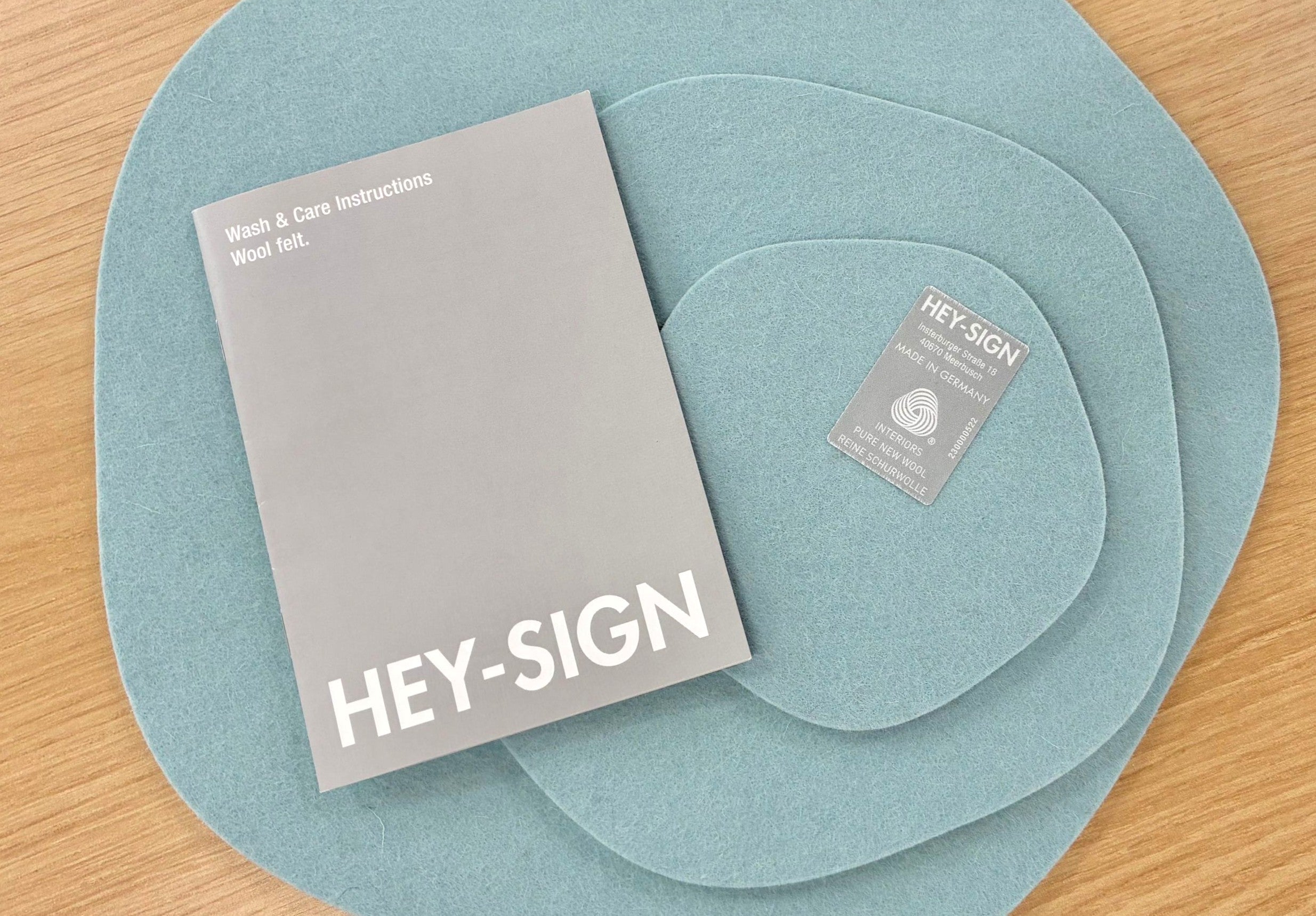 HEY-SIGN ウールフェルト｜簡単なお手入れ方法をご紹介