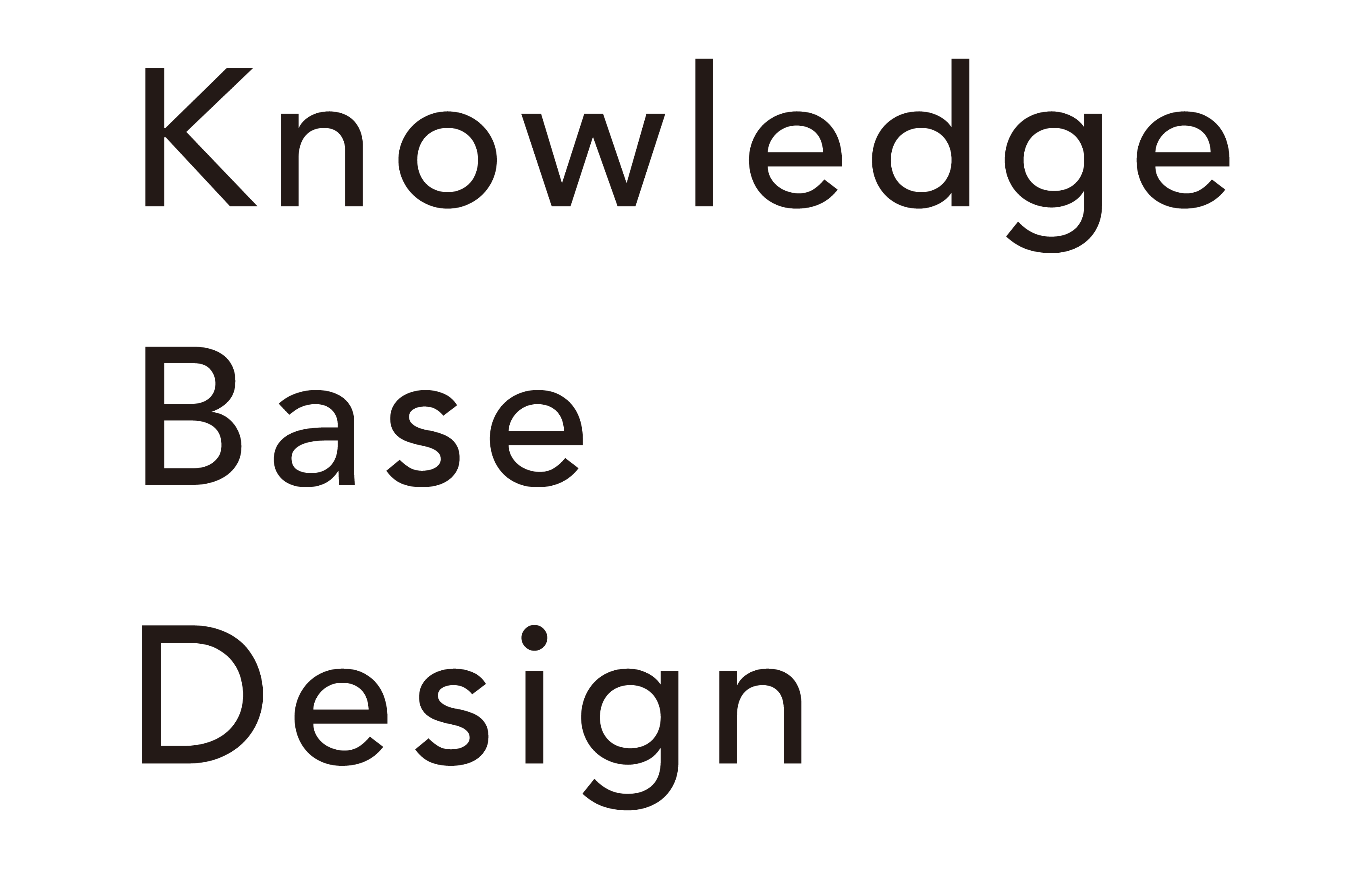 Knowledge Base Design