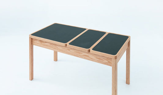 はたらく サイドテーブル　オーク【ダブル】　受注生産品