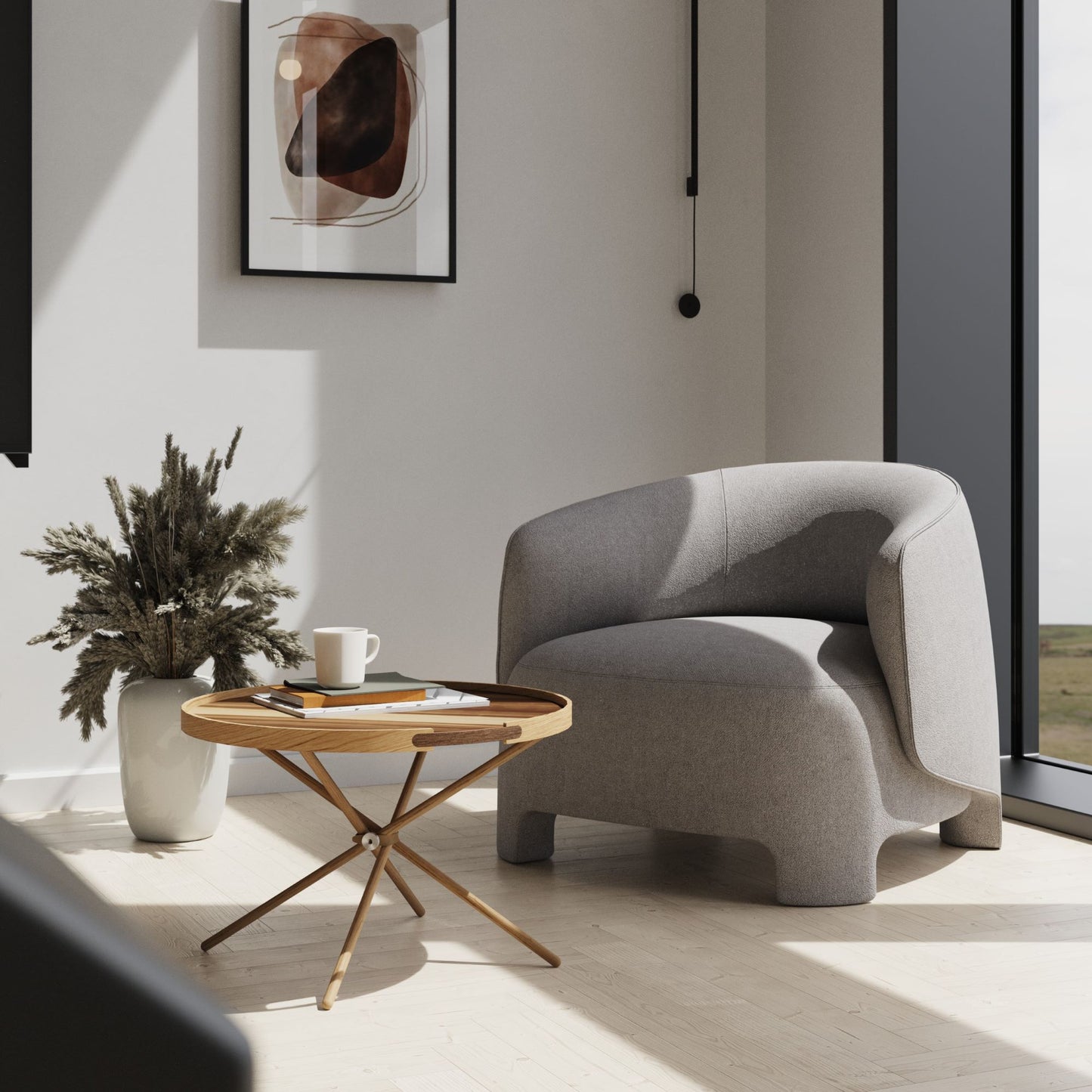 Somewhere / Foldable coffee table　受注生産品